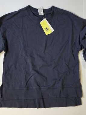 all in motion Navy Short Crewneck Sweatshirt